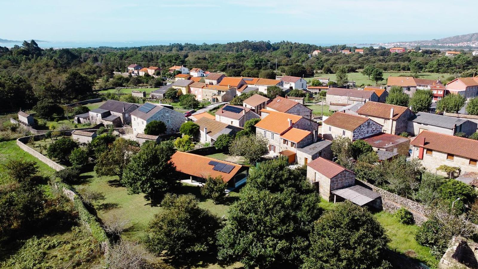 O Fogar Do Carpinteiro Villa Carnota Eksteriør bilde